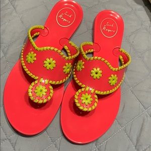Jack Rogers jelly Sandals.